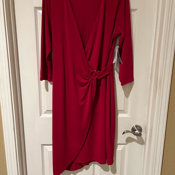 NWT BOLD Elements cut to curve woman’s evening dress size XL Bougainvillea color - Picture 2 of 7